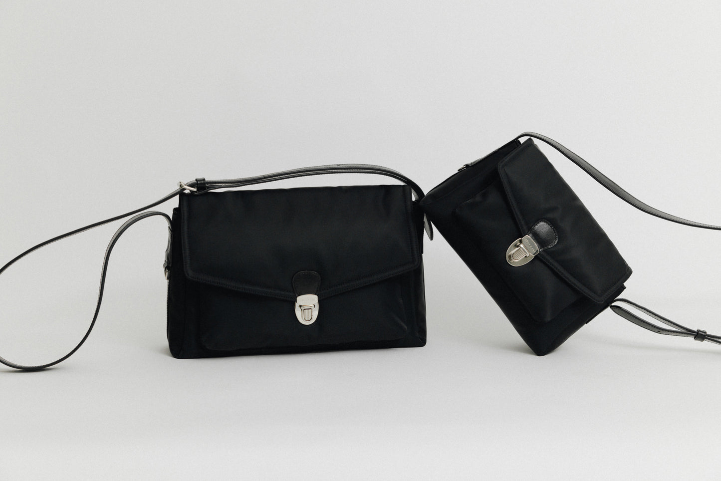 SAC VOLET TOILE SMALL BLACK