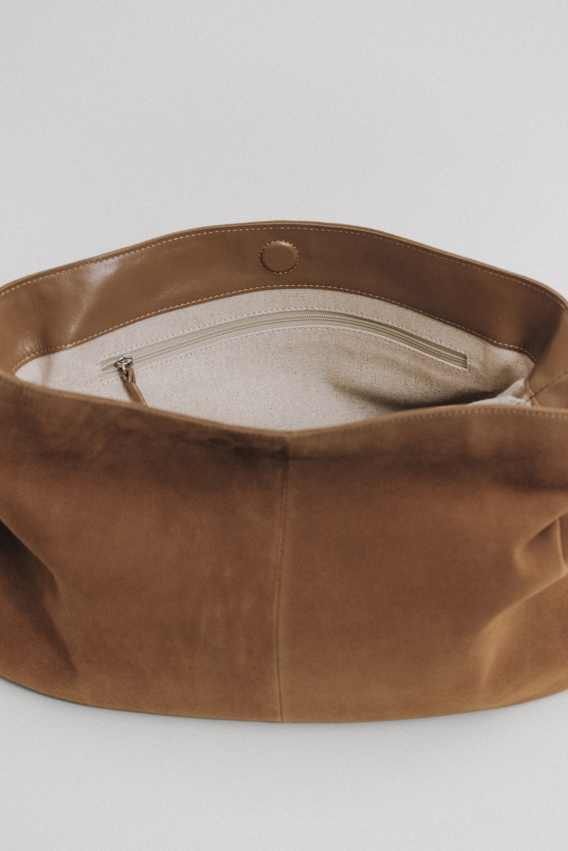 SAC NACELLE SUEDE CAMEL