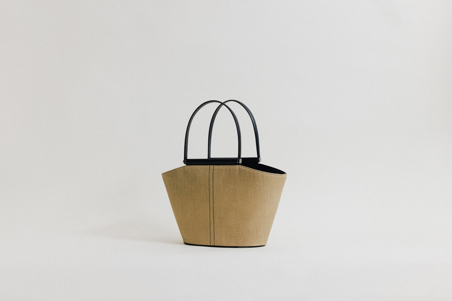 SAC ÉTIRÉ RATTAN SMALL IVORY
