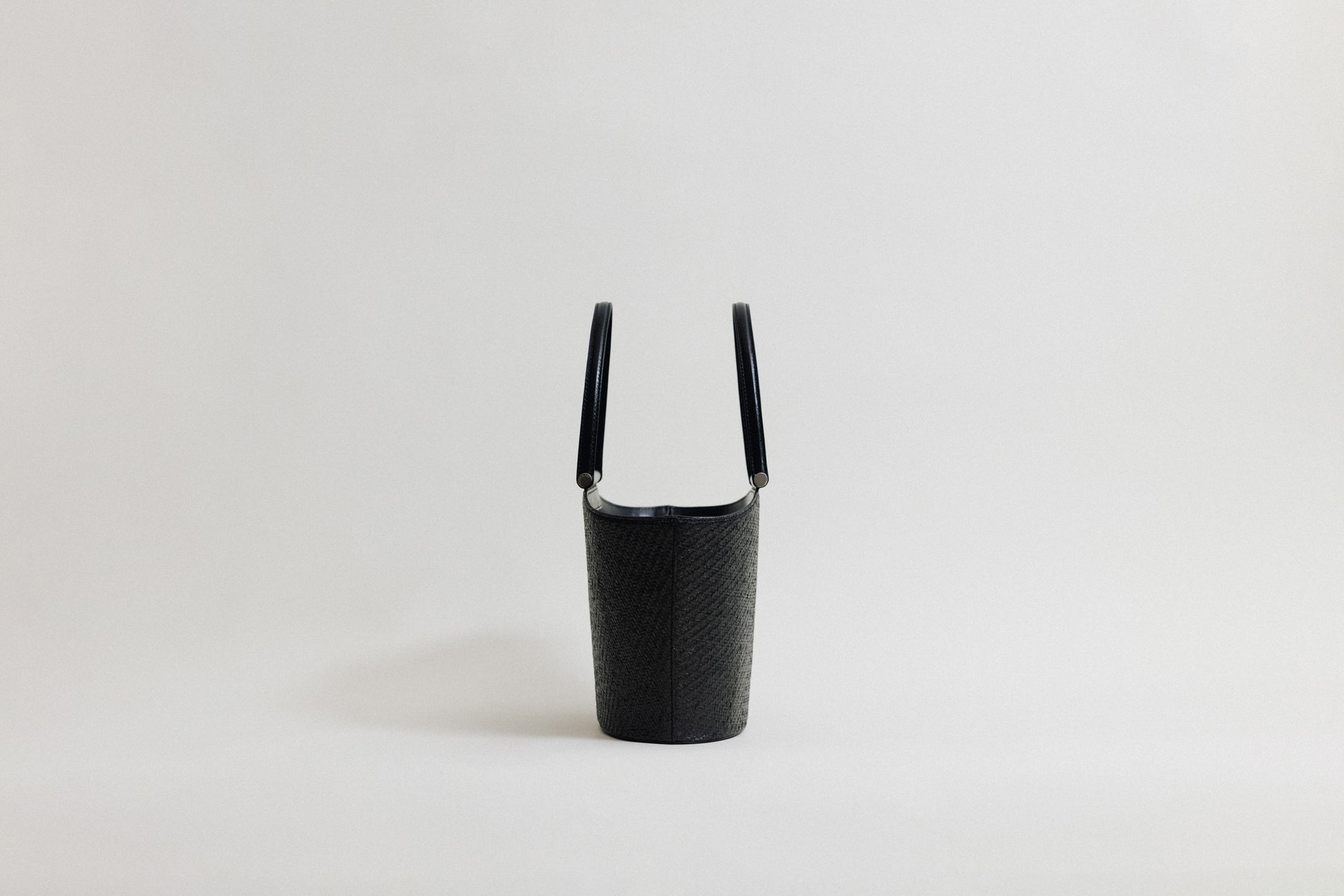 SAC ÉTIRÉ RATTAN SMALL BLACK