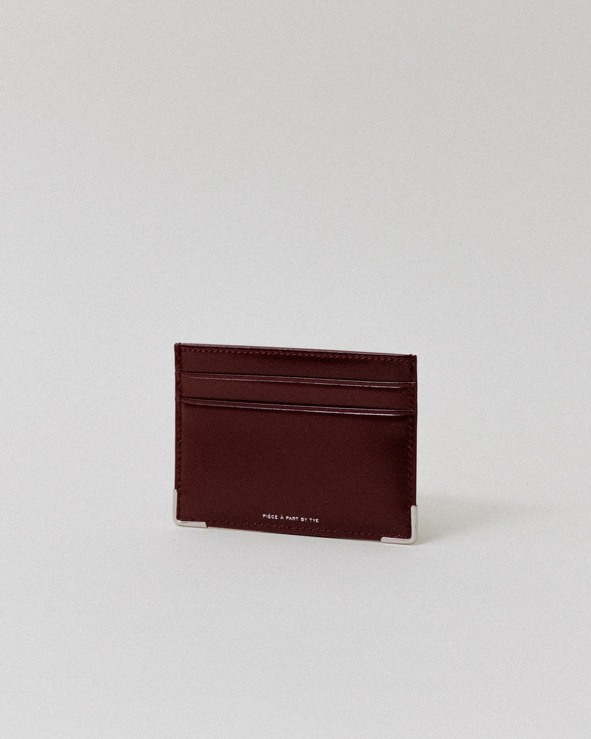 PORTE CARTES ANGLES BURGUNDY