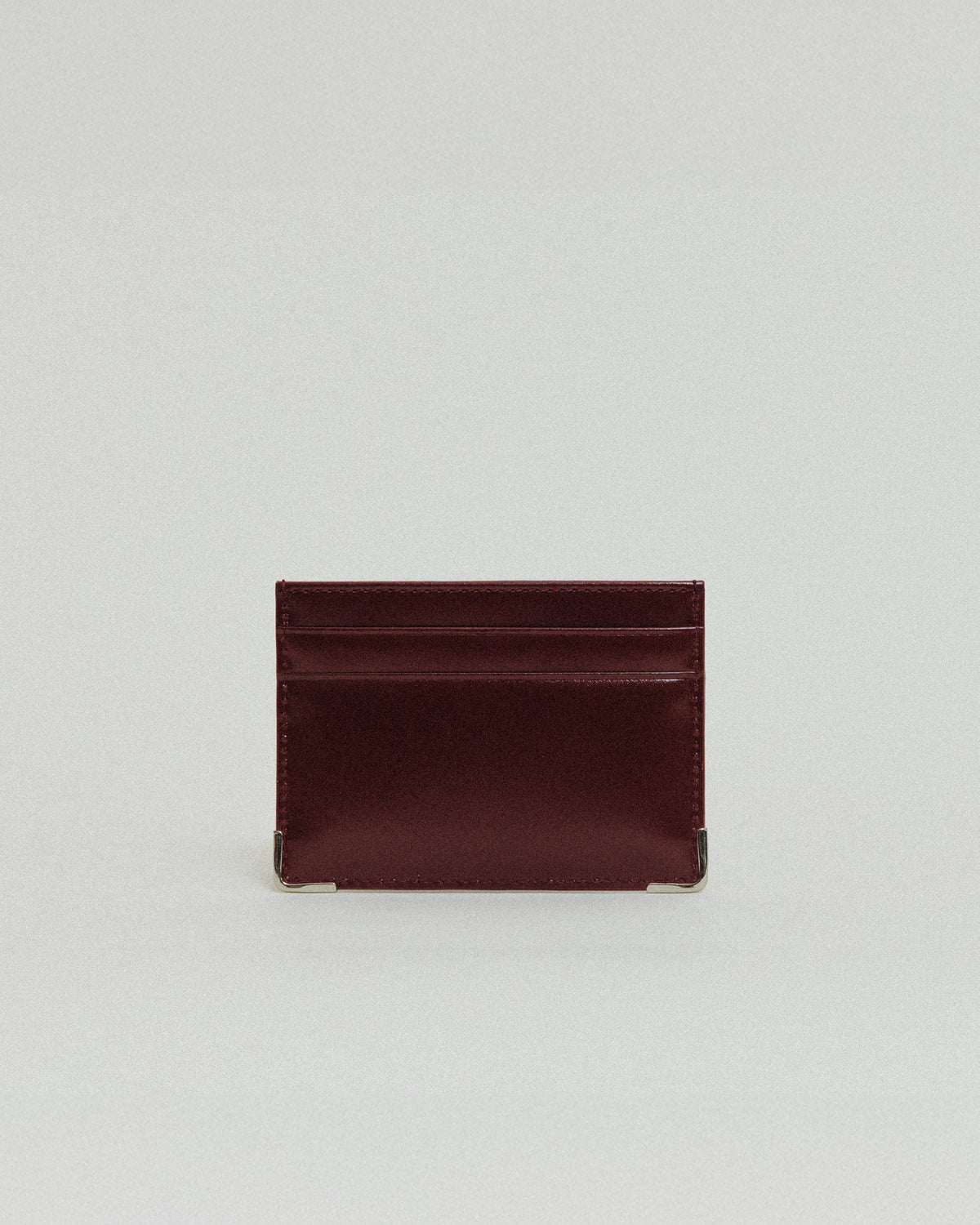 PORTE CARTES ANGLES BURGUNDY