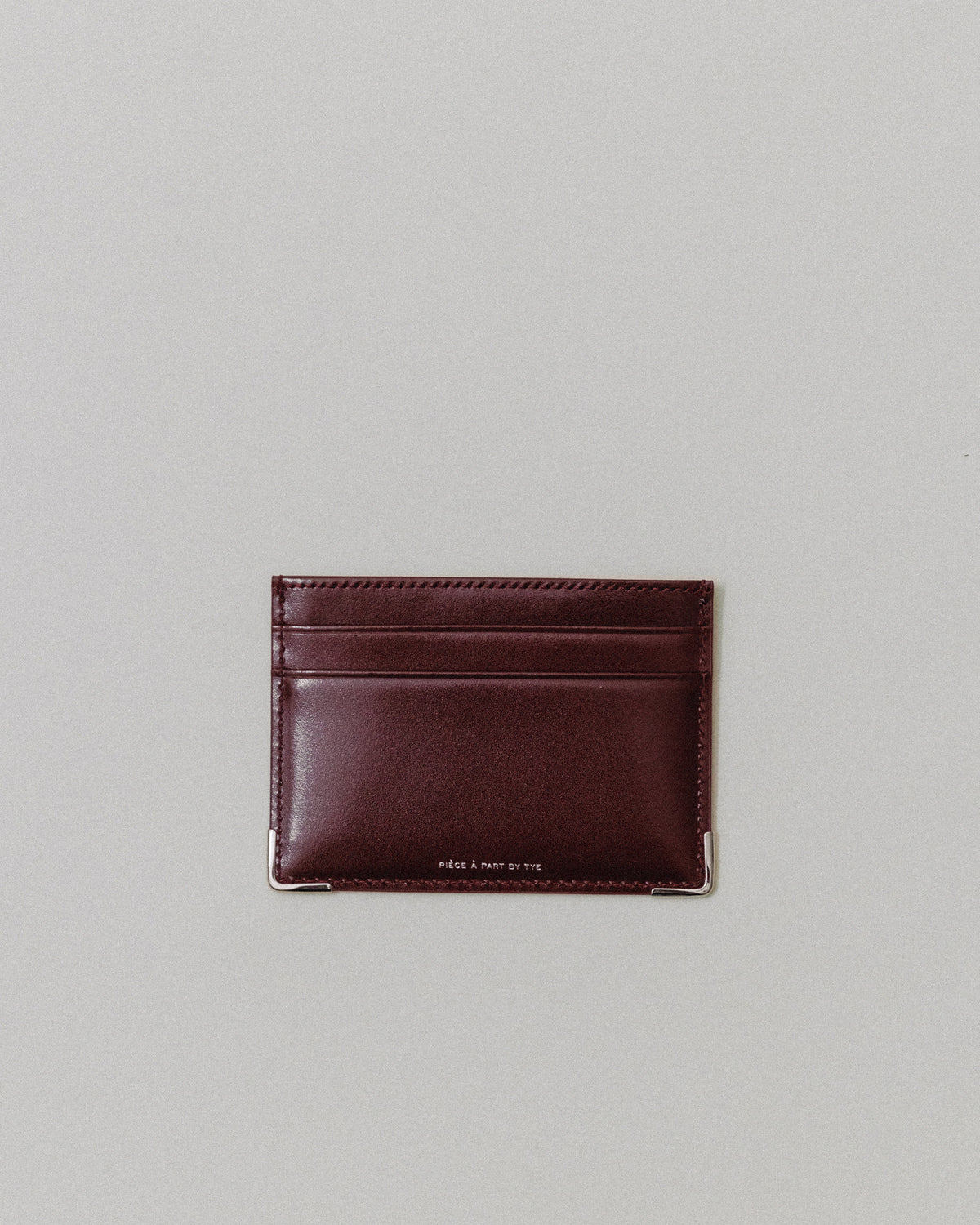 PORTE CARTES ANGLES BURGUNDY