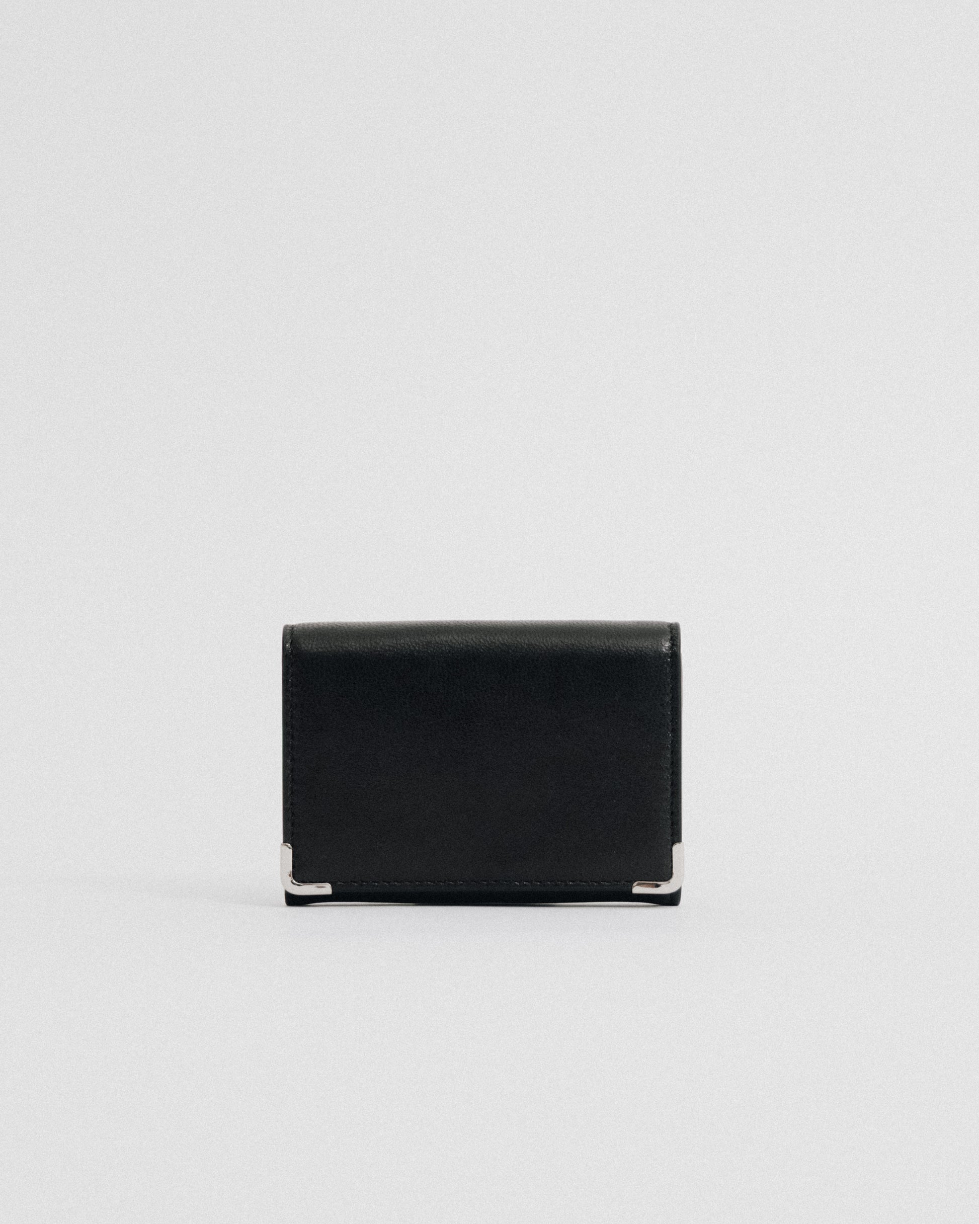 PORTEFEUILLE ANGLES BLACK