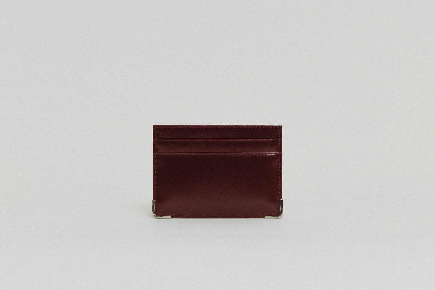 PORTE CARTES ANGLES BURGUNDY