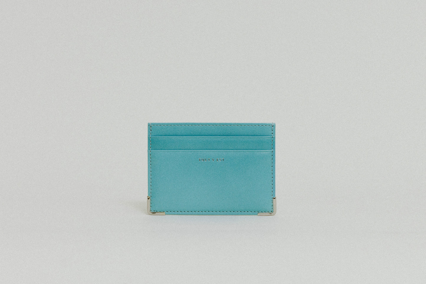 PORTE CARTES ANGLES TURQUOISE