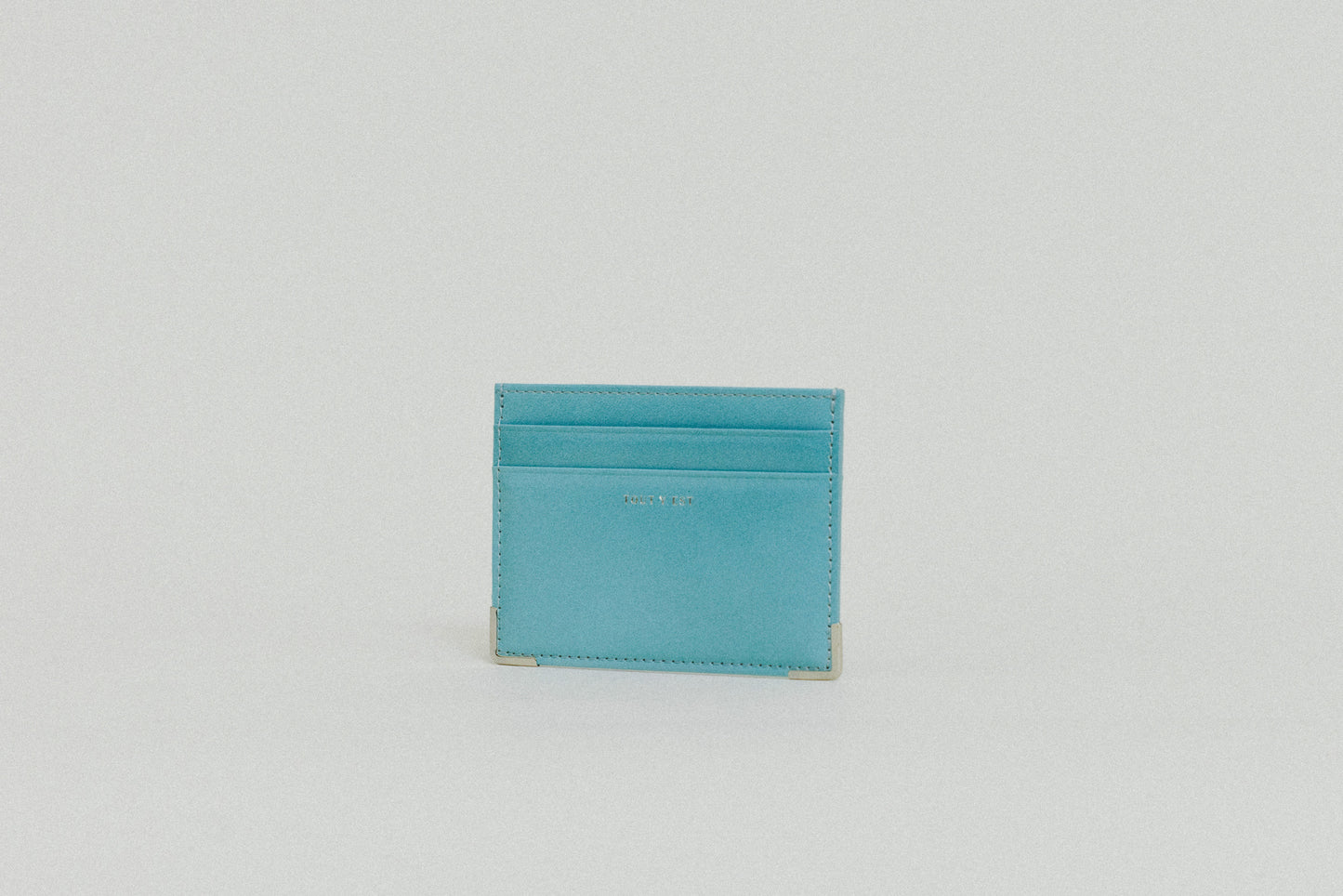 PORTE CARTES ANGLES TURQUOISE