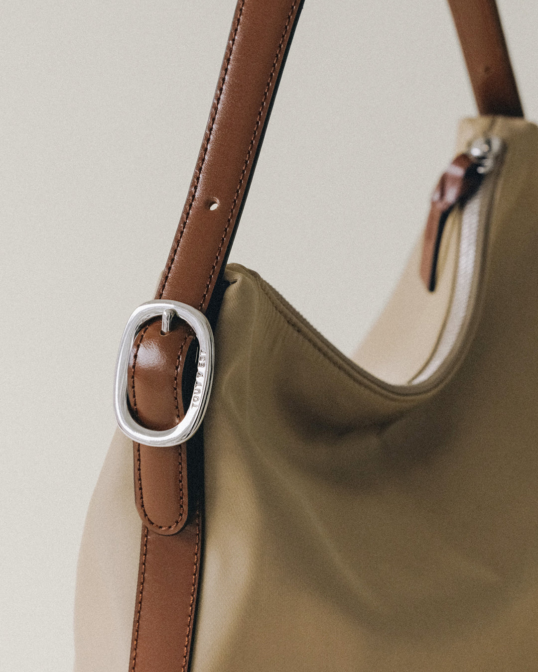 SAC CANOT TOILE SMALL BEIGE