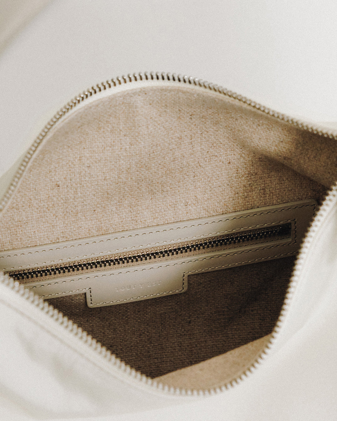 SAC CANOT TOILE SMALL IVORY