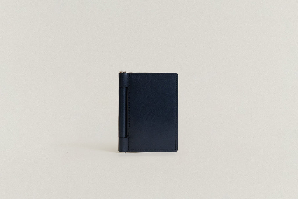 PORTE CARTES PAUMELLE NAVY / NATURAL