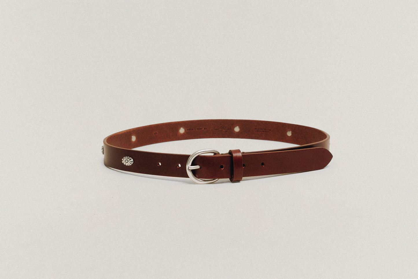 CEINTURE CLOUTÉE TAN
