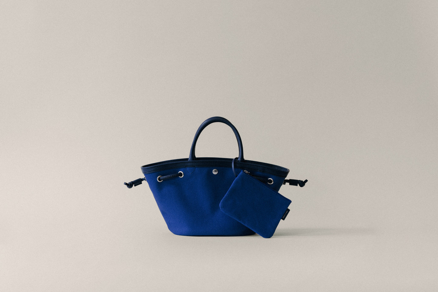 SAC COQUILLE MINI BLUE