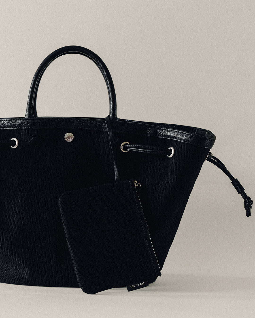 SAC COQUILLE SMALL BLACK