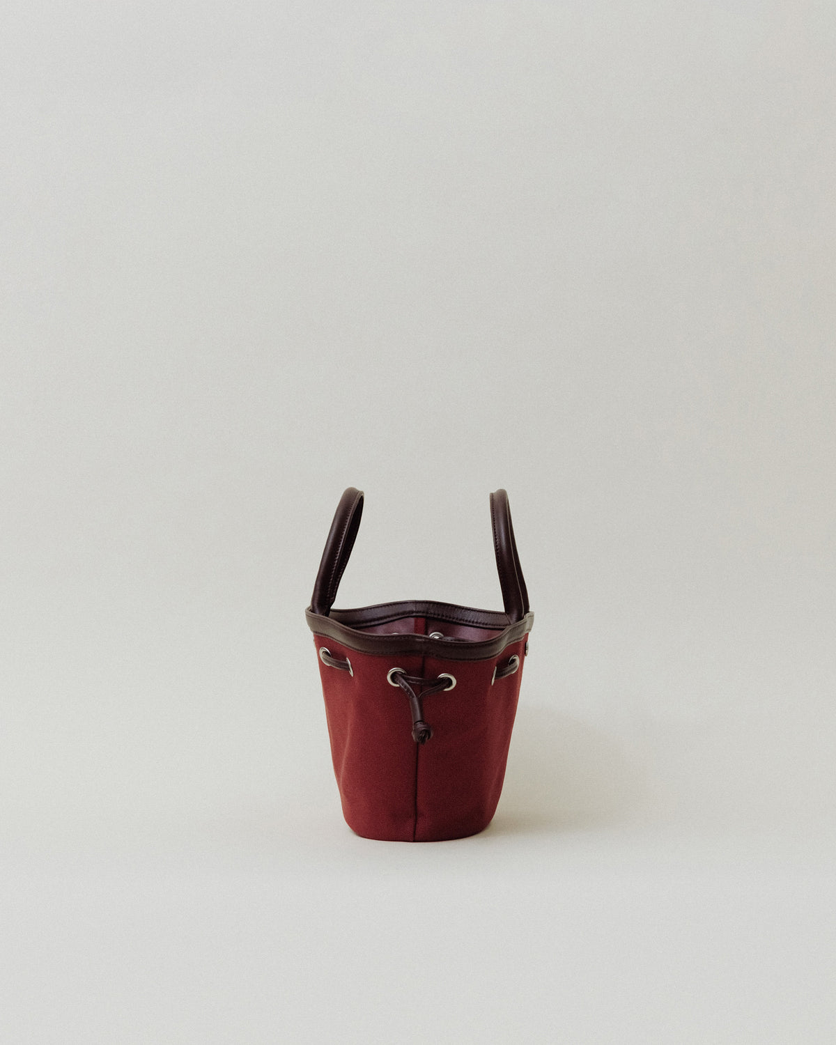 SAC COQUILLE MINI BURGUNDY