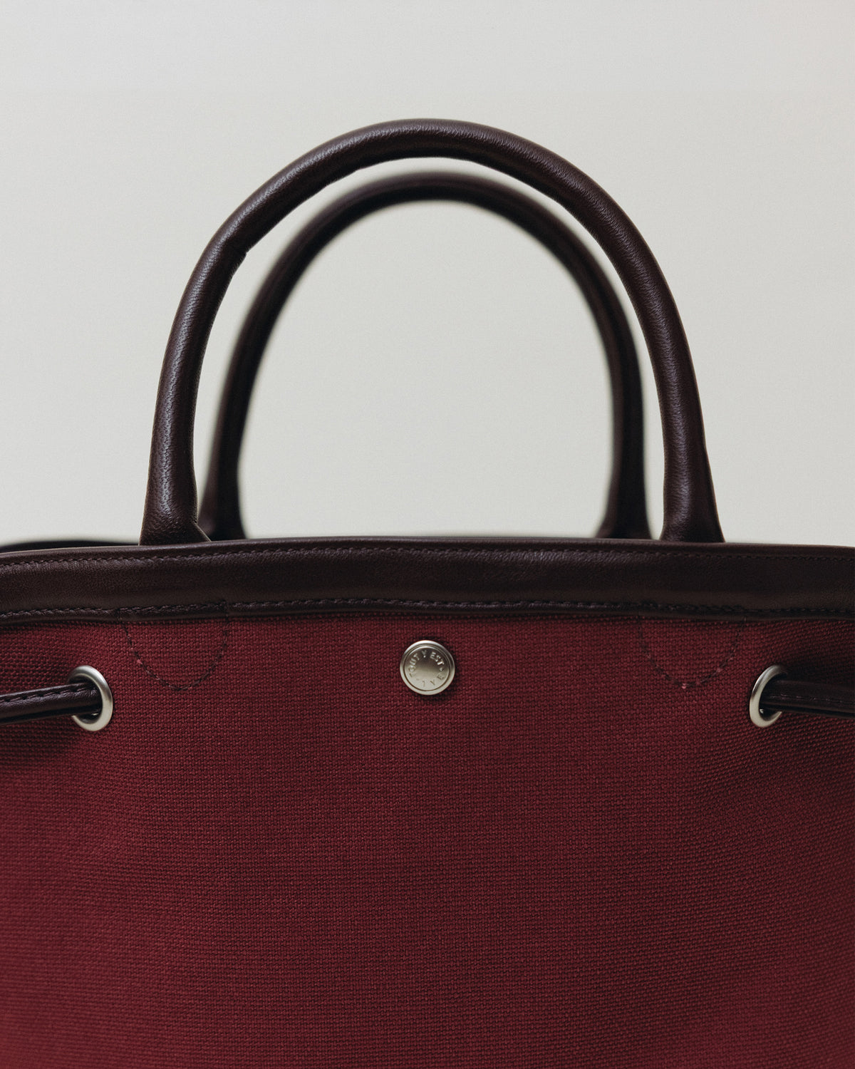 SAC COQUILLE MINI BURGUNDY