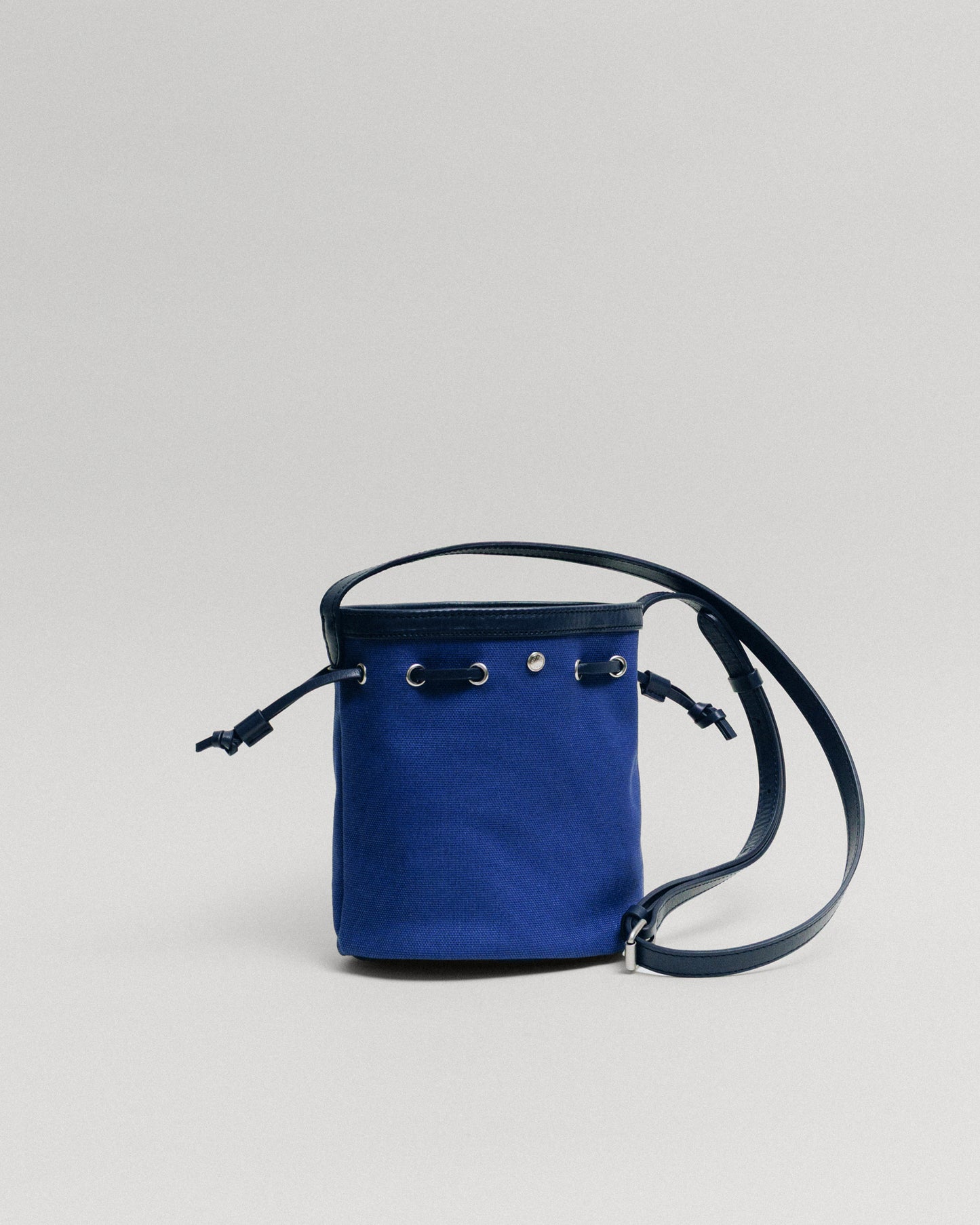 SAC COQUILLE BUCKET MINI BLUE
