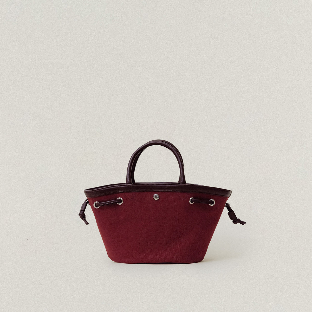 SAC COQUILLE MINI BURGUNDY