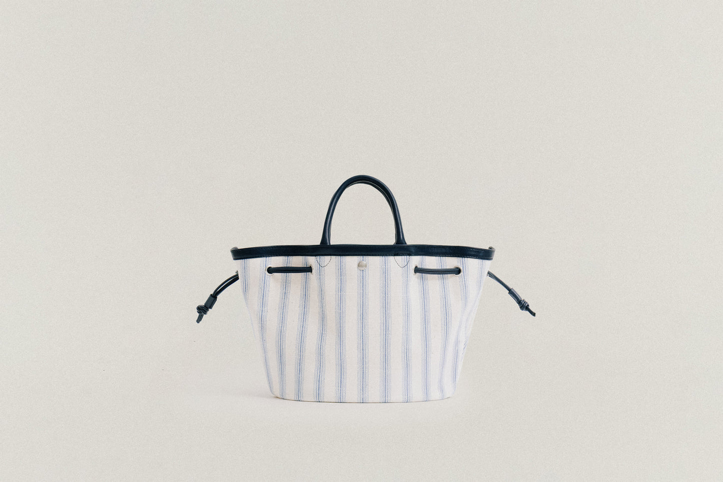SAC COQUILLE SMALL BLUE STRIPE