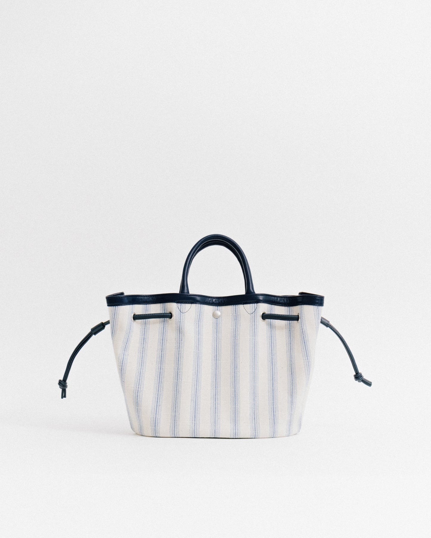 SAC COQUILLE SMALL BLUE STRIPE