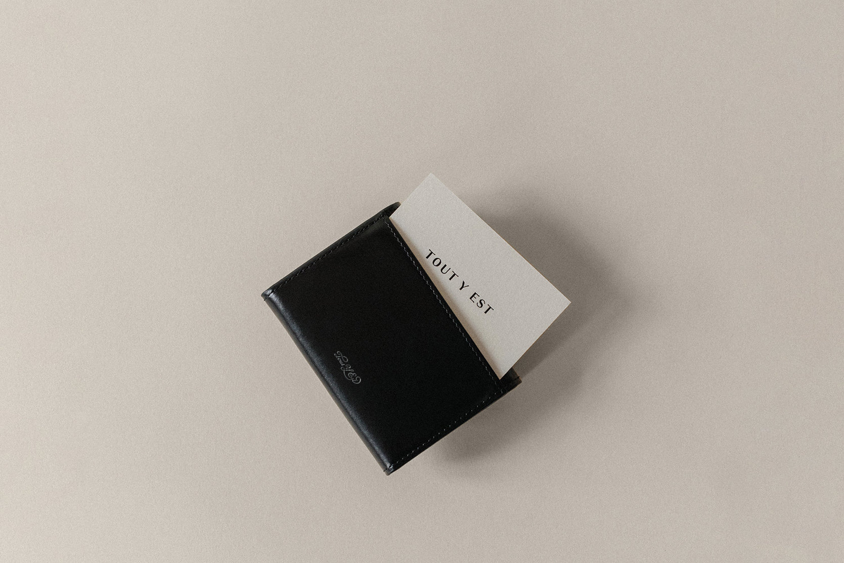 TOUT Y EST PORTE CARTES LOQUET ZIPPÉ⭐︎ PORTE CARTES LOQUET ZIPPÉ BLACK – TOUT Y EST EN