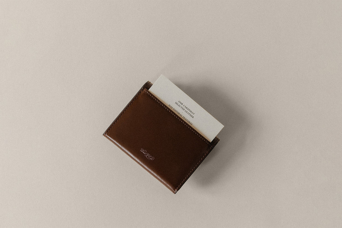 PORTE CARTES LOQUET BROWN