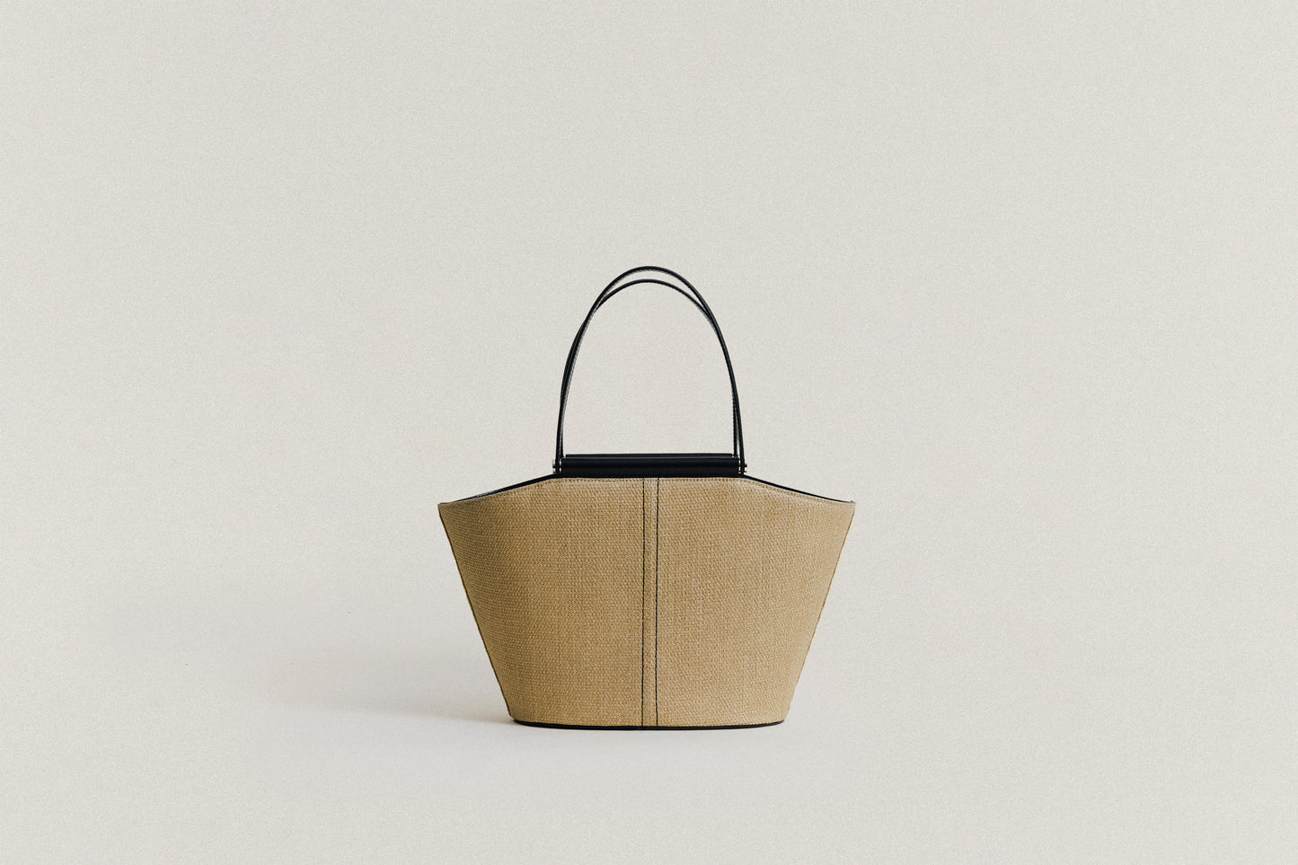 SAC ÉTIRÉ RATTAN SMALL IVORY