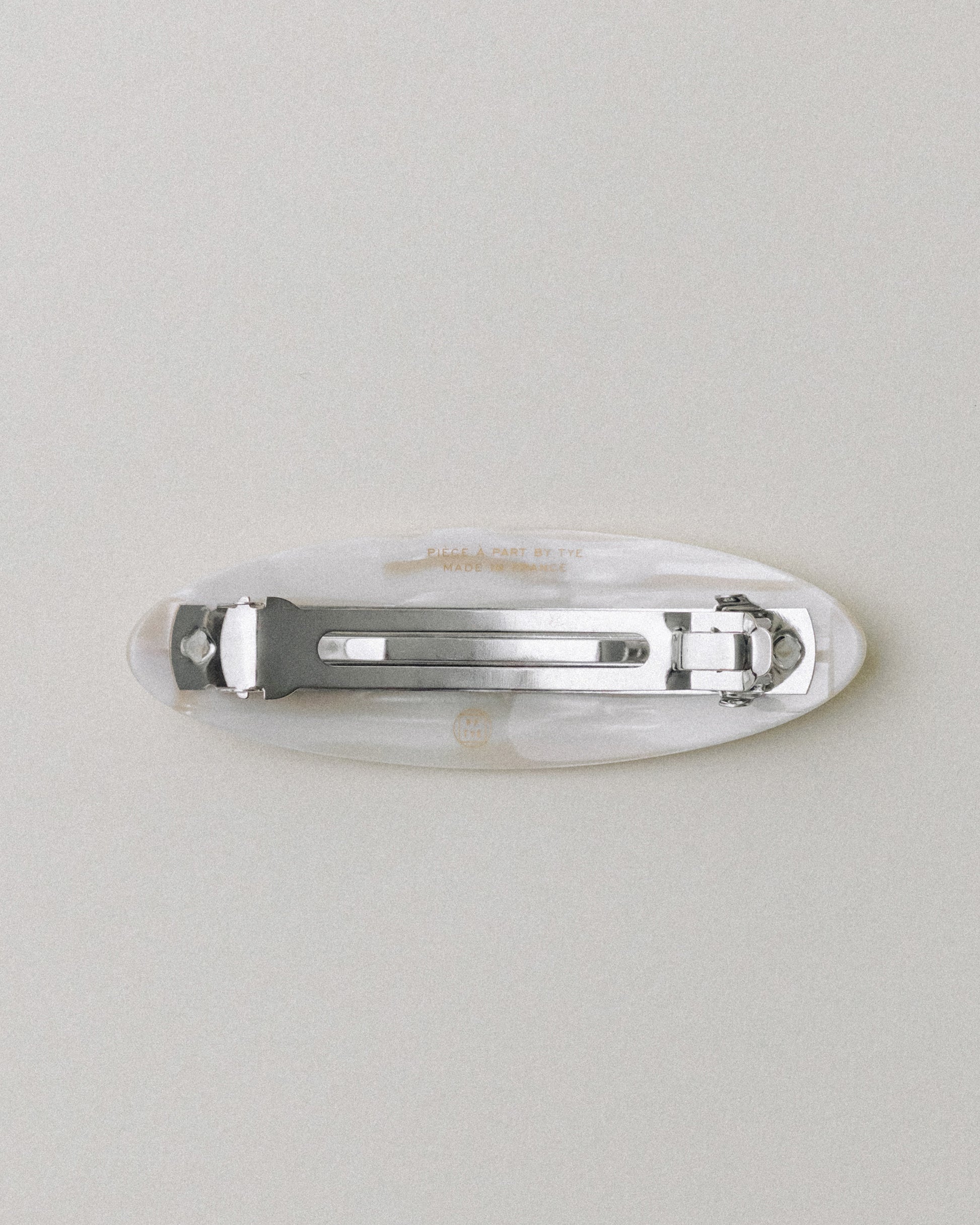 BARRETTE OVALE IVORY