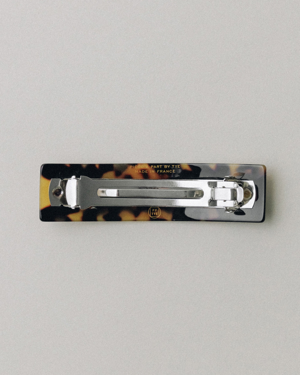 BARRETTE CARRÉE LARGE LEOPARD