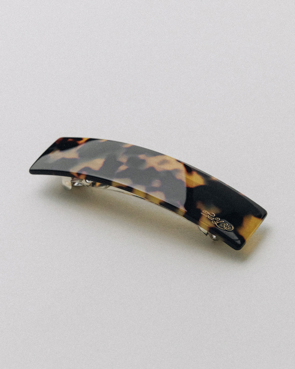 BARRETTE CARRÉE LARGE LEOPARD