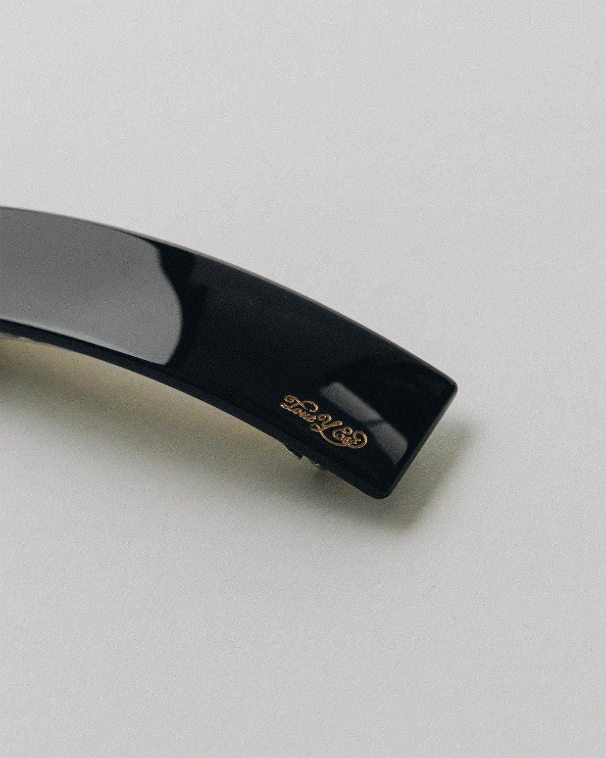 BARRETTE CARRÉE LARGE BLACK