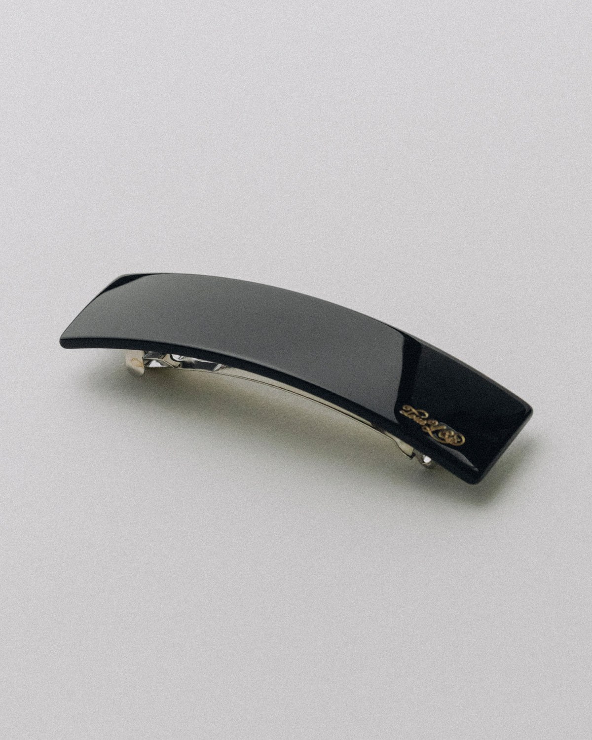 BARRETTE CARRÉE LARGE BLACK