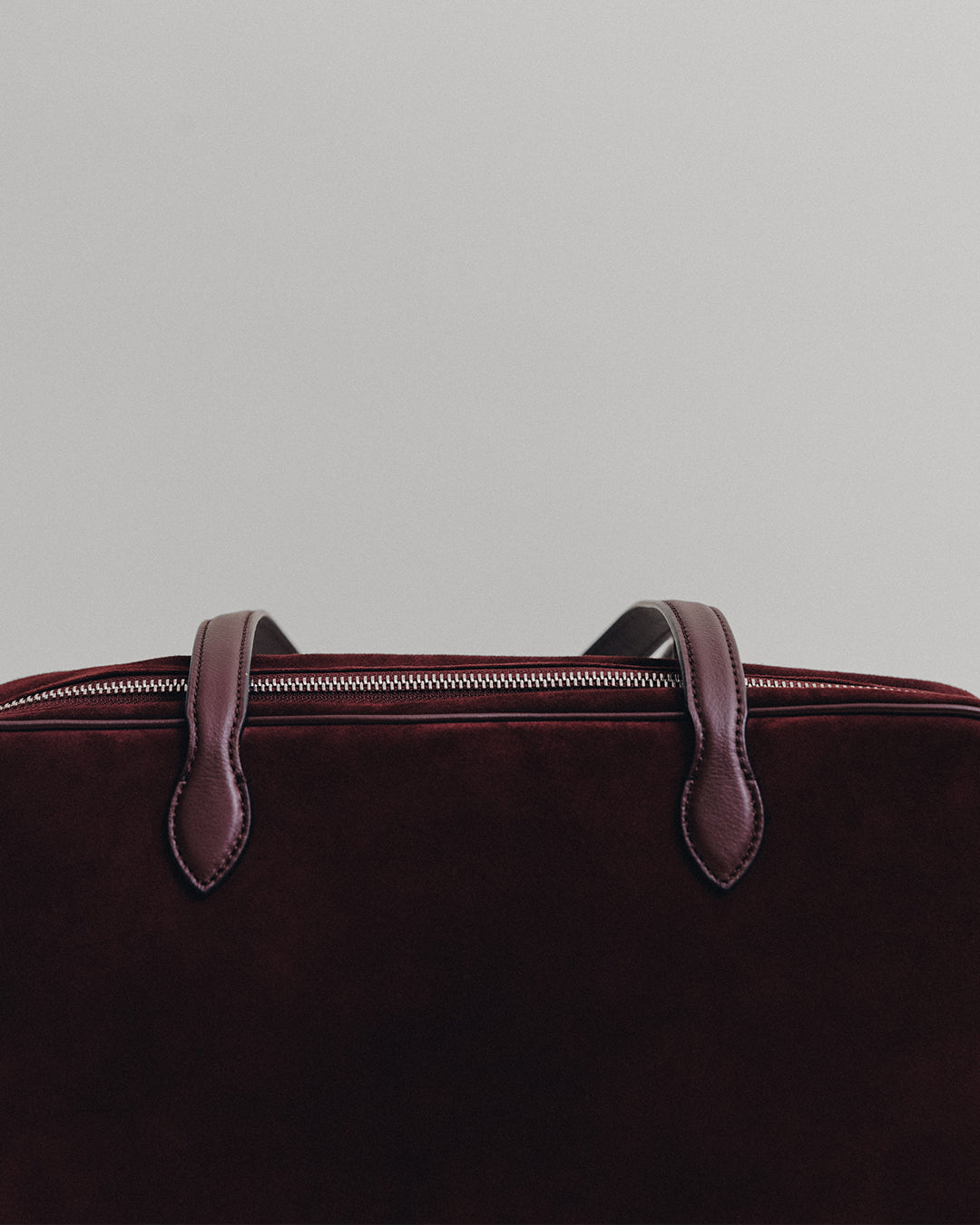 SAC LOQUET SUEDE BURGUNDY