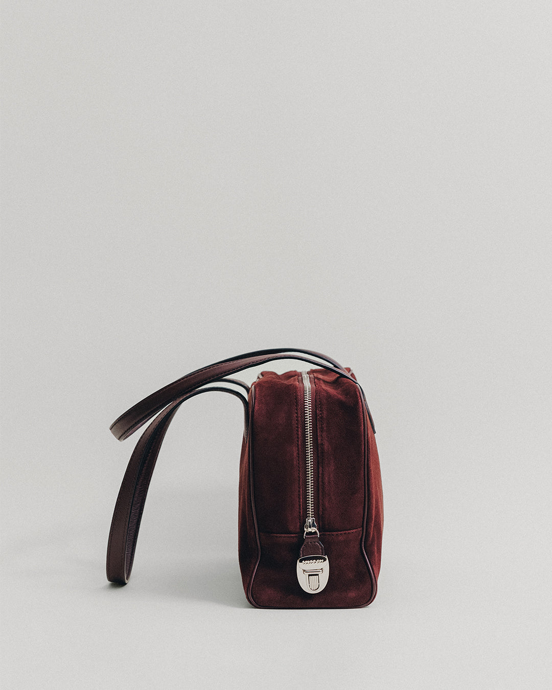SAC LOQUET SUEDE BURGUNDY