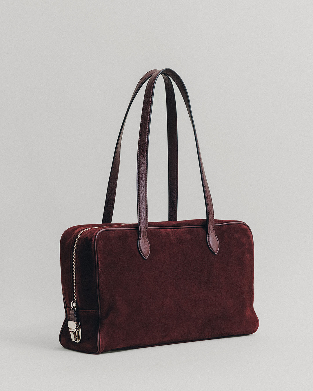 SAC LOQUET SUEDE BURGUNDY