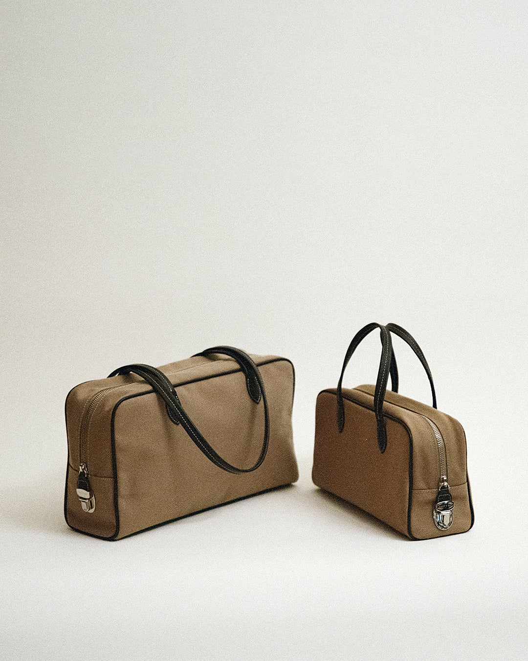 SAC LOQUET TOILE SMALL BEIGE