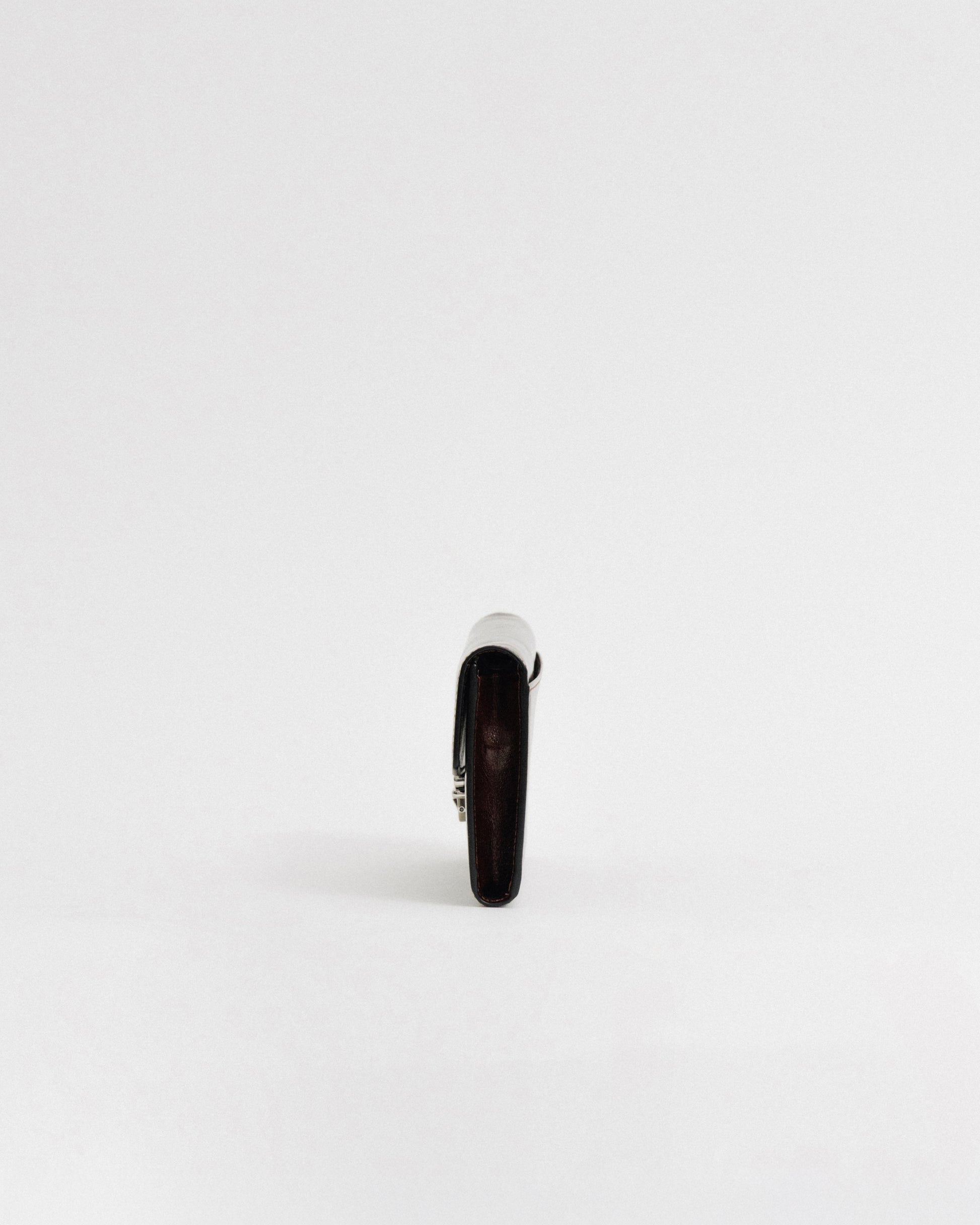 PORTE CARTES LOQUET ÉPAULE BROWN