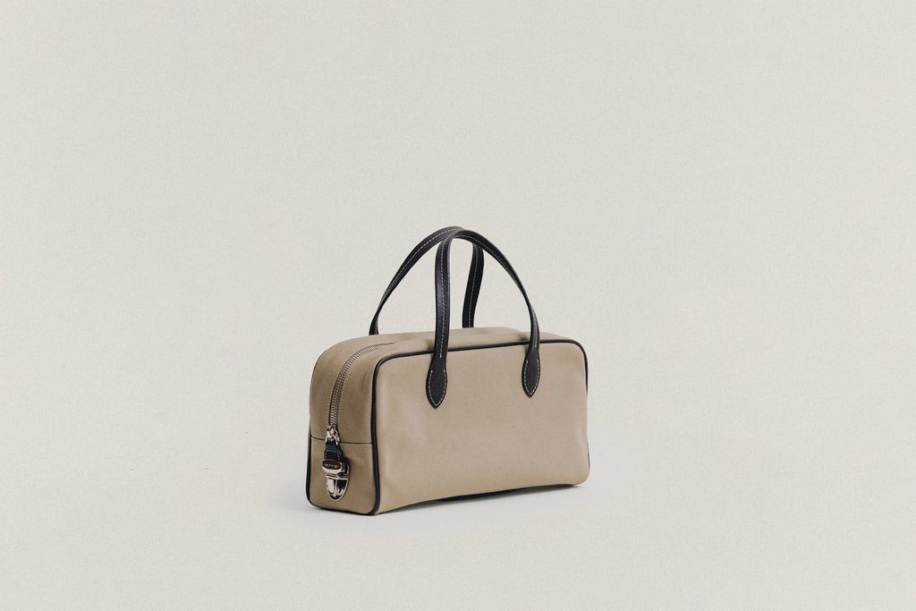 SAC LOQUET TOILE SMALL BEIGE