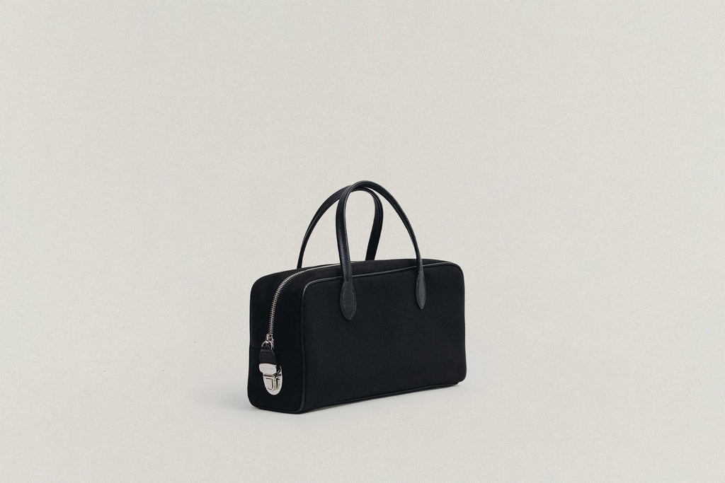 SAC LOQUET TOILE SMALL BLACK