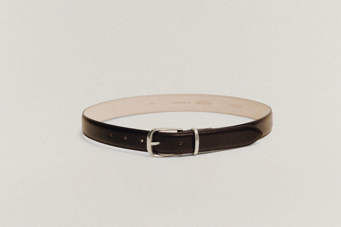 CEINTURE LISSE BROWN