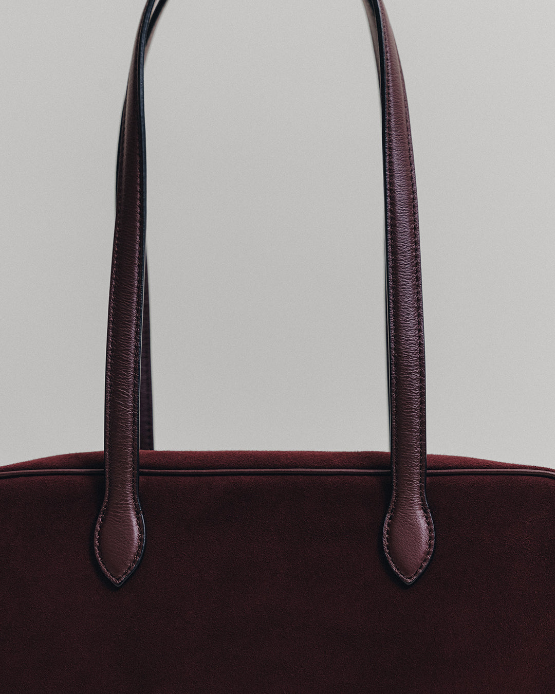 SAC LOQUET SMALL SUEDE BURGUNDY