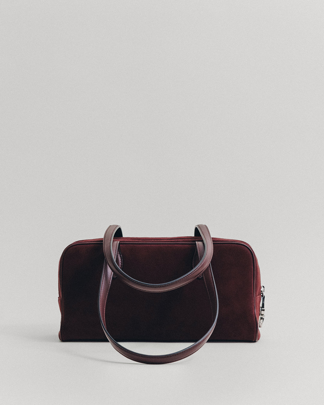 SAC LOQUET SMALL SUEDE BURGUNDY