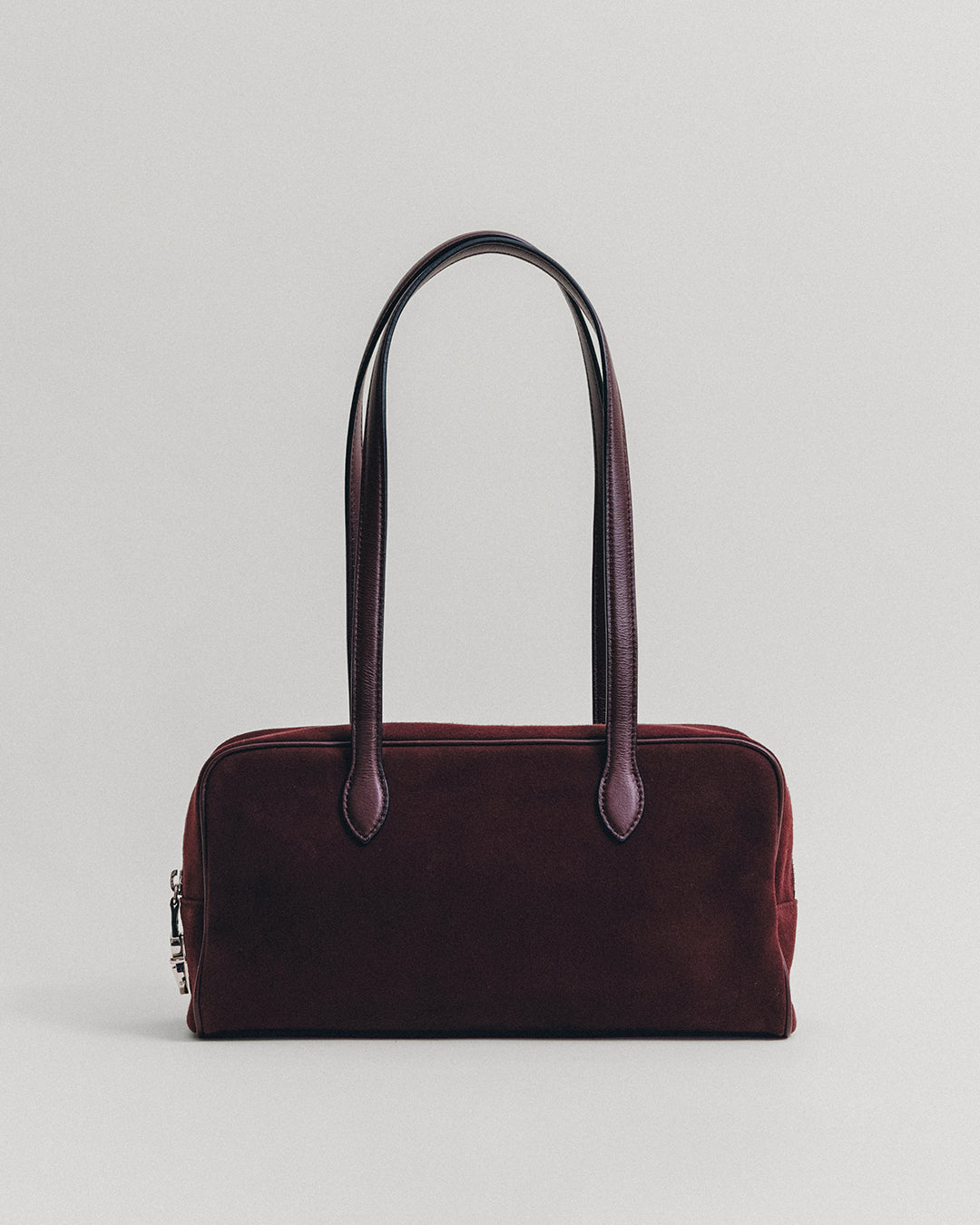 SAC LOQUET SMALL SUEDE BURGUNDY