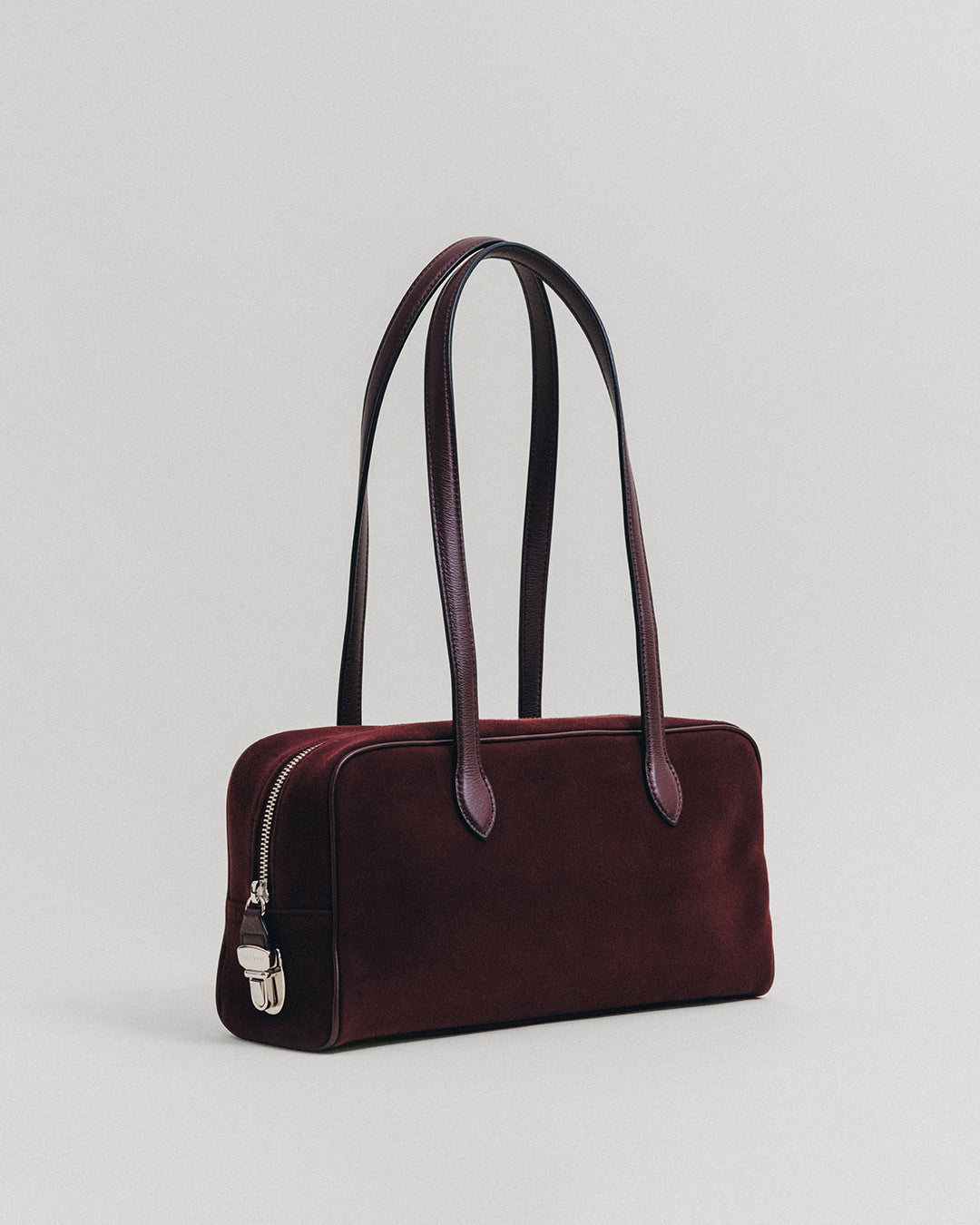 SAC LOQUET SMALL SUEDE BURGUNDY
