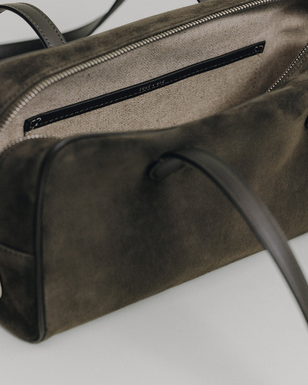 SAC LOQUET SMALL SUEDE KHAKI