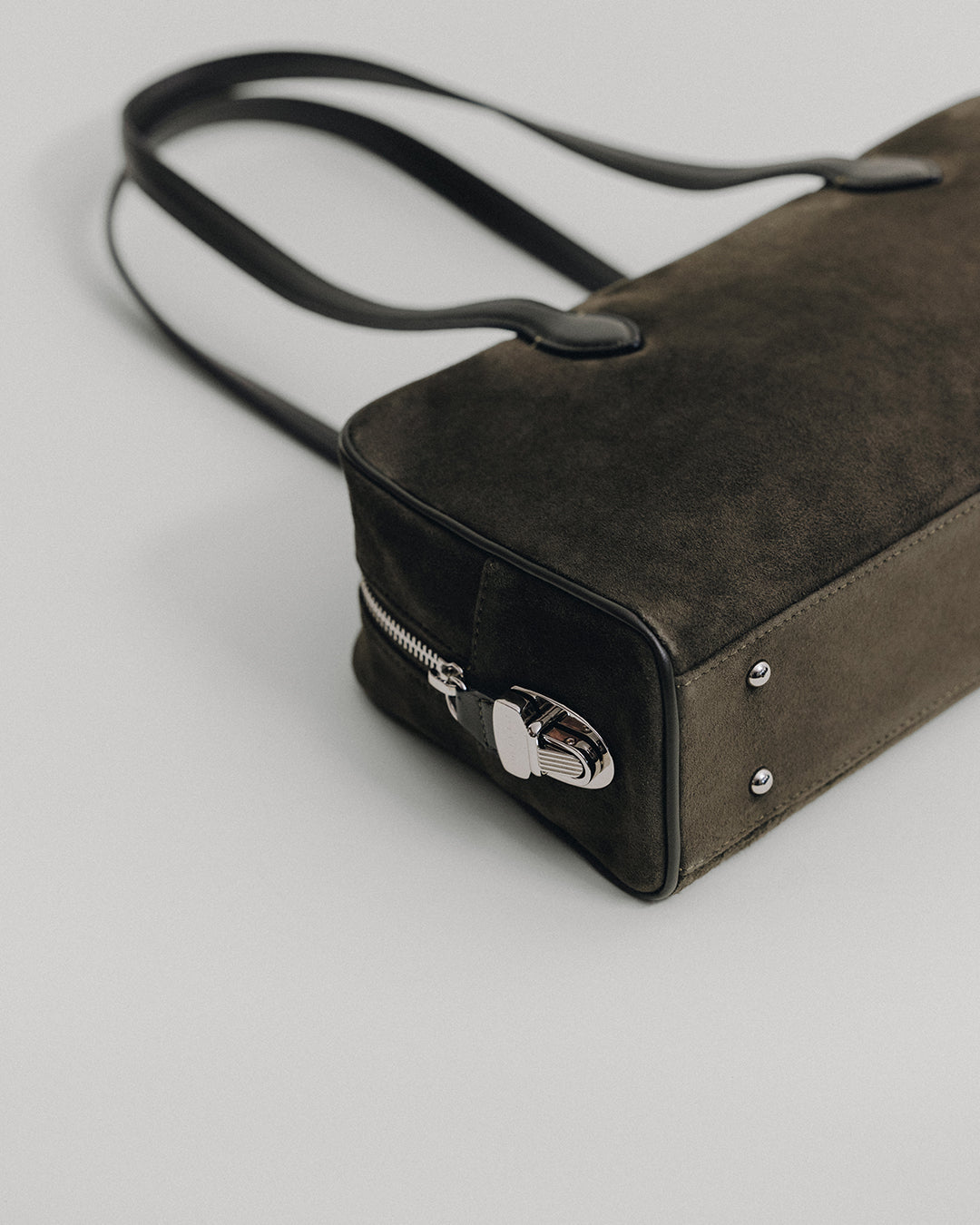 SAC LOQUET SMALL SUEDE KHAKI