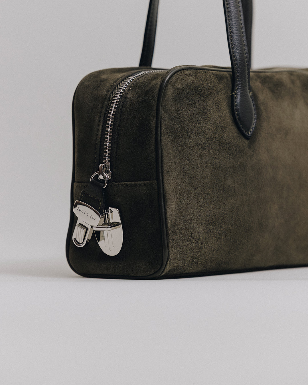 SAC LOQUET SMALL SUEDE KHAKI