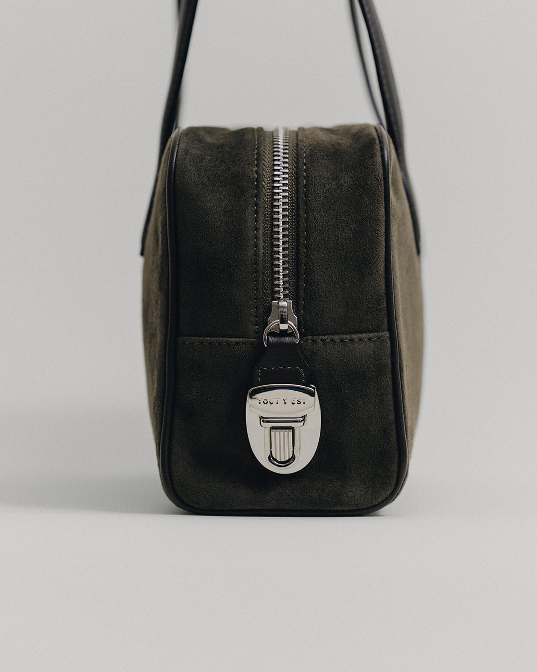 SAC LOQUET SMALL SUEDE KHAKI