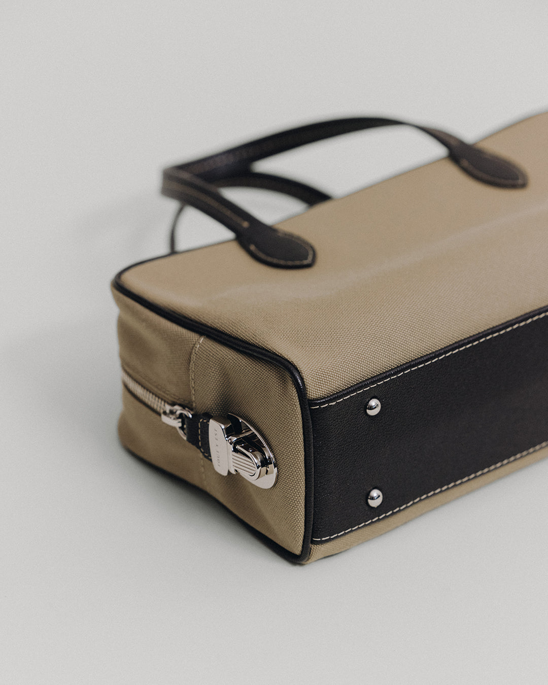 SAC LOQUET TOILE SMALL BEIGE