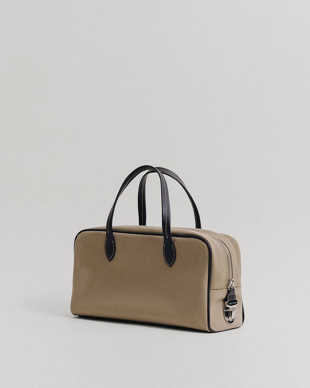SAC LOQUET TOILE SMALL BEIGE