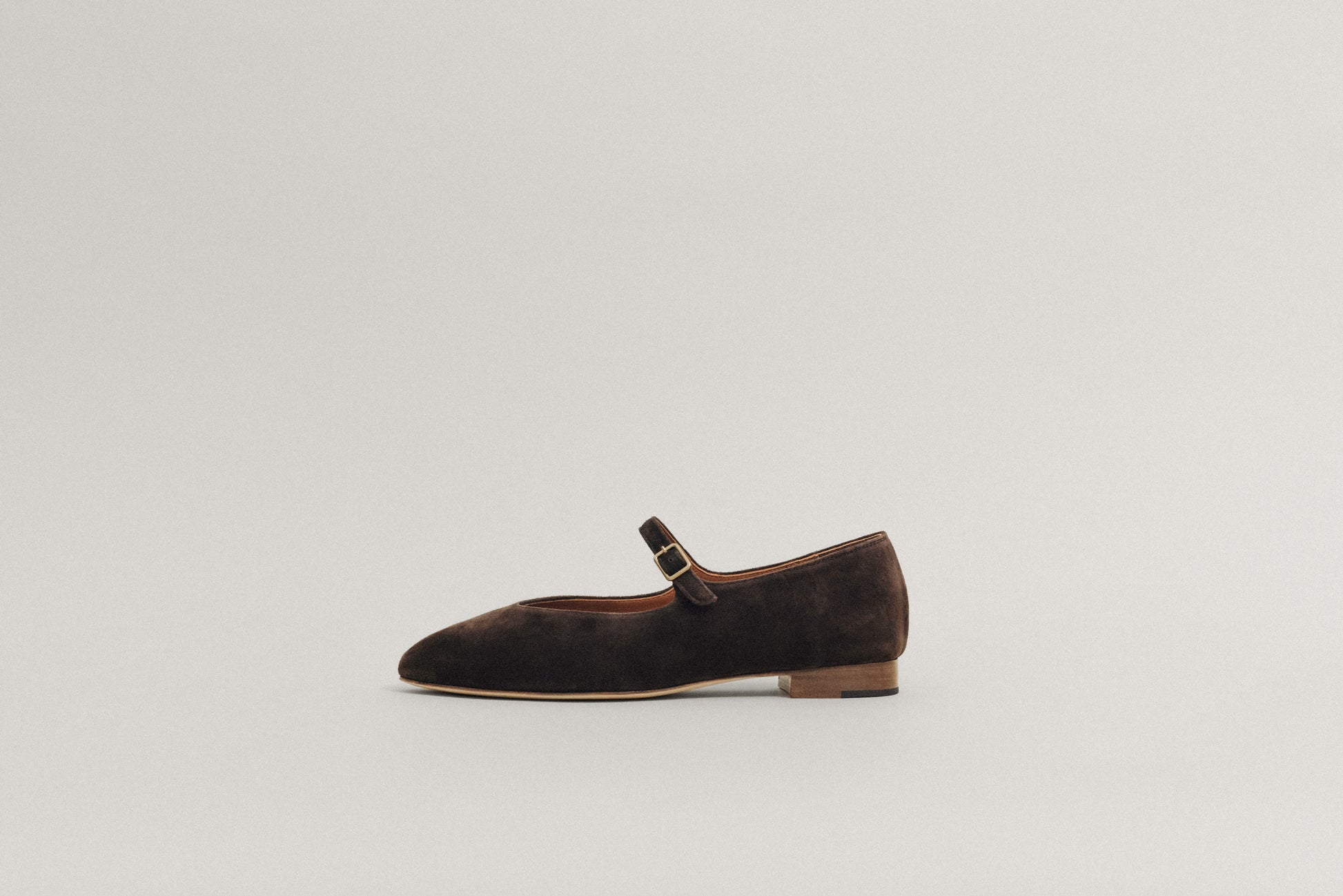 MARY JANE MONA SUEDE BROWN